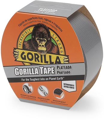 Cinta Americana Plata Gorilla 11m x 48mm